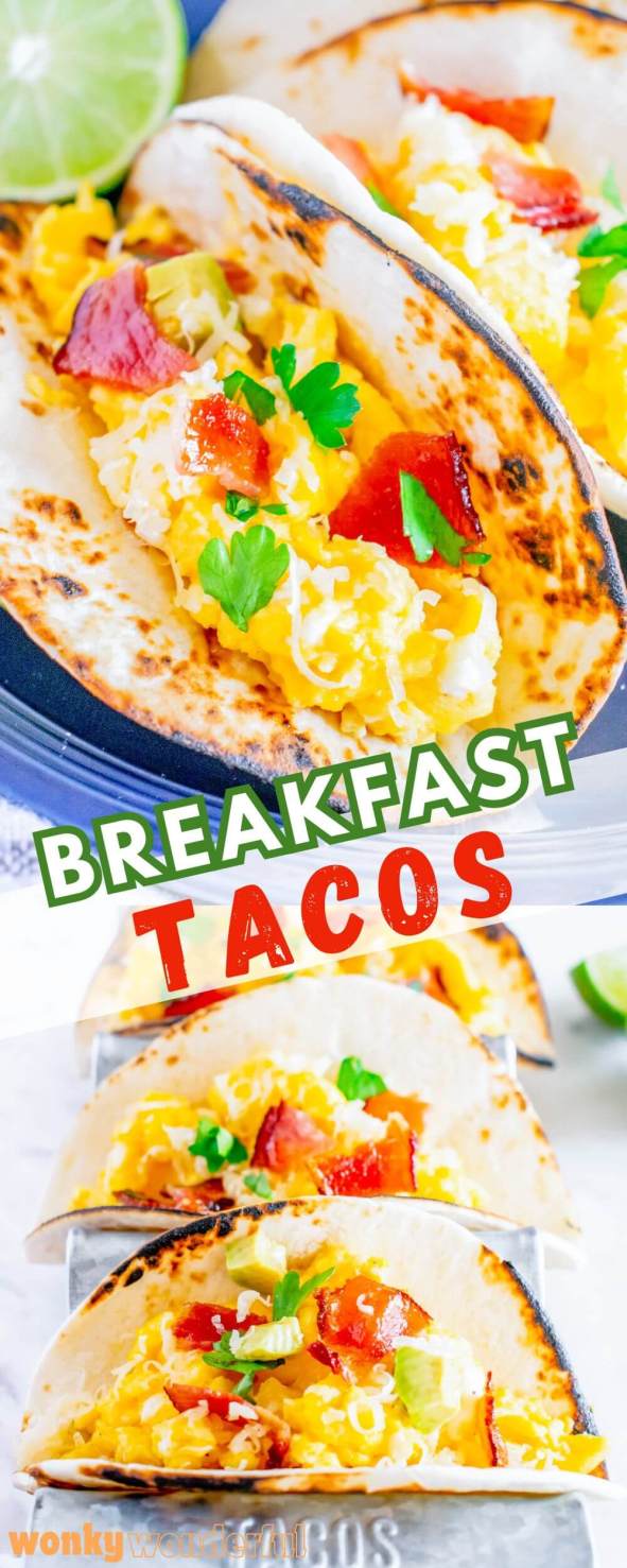 breakfast tacos pinnable image