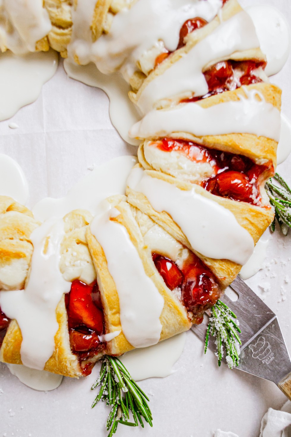 cooked cherry danish ring