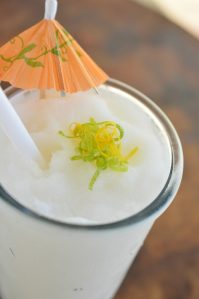 Citrus Smoothie - This refreshing and healthy smoothie recipe is great for hot days! Full of lemon and lime flavor. slushie drink