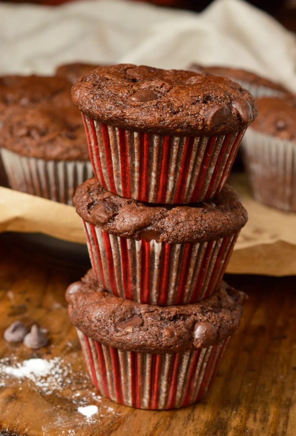 Double Chocolate Chip Muffins