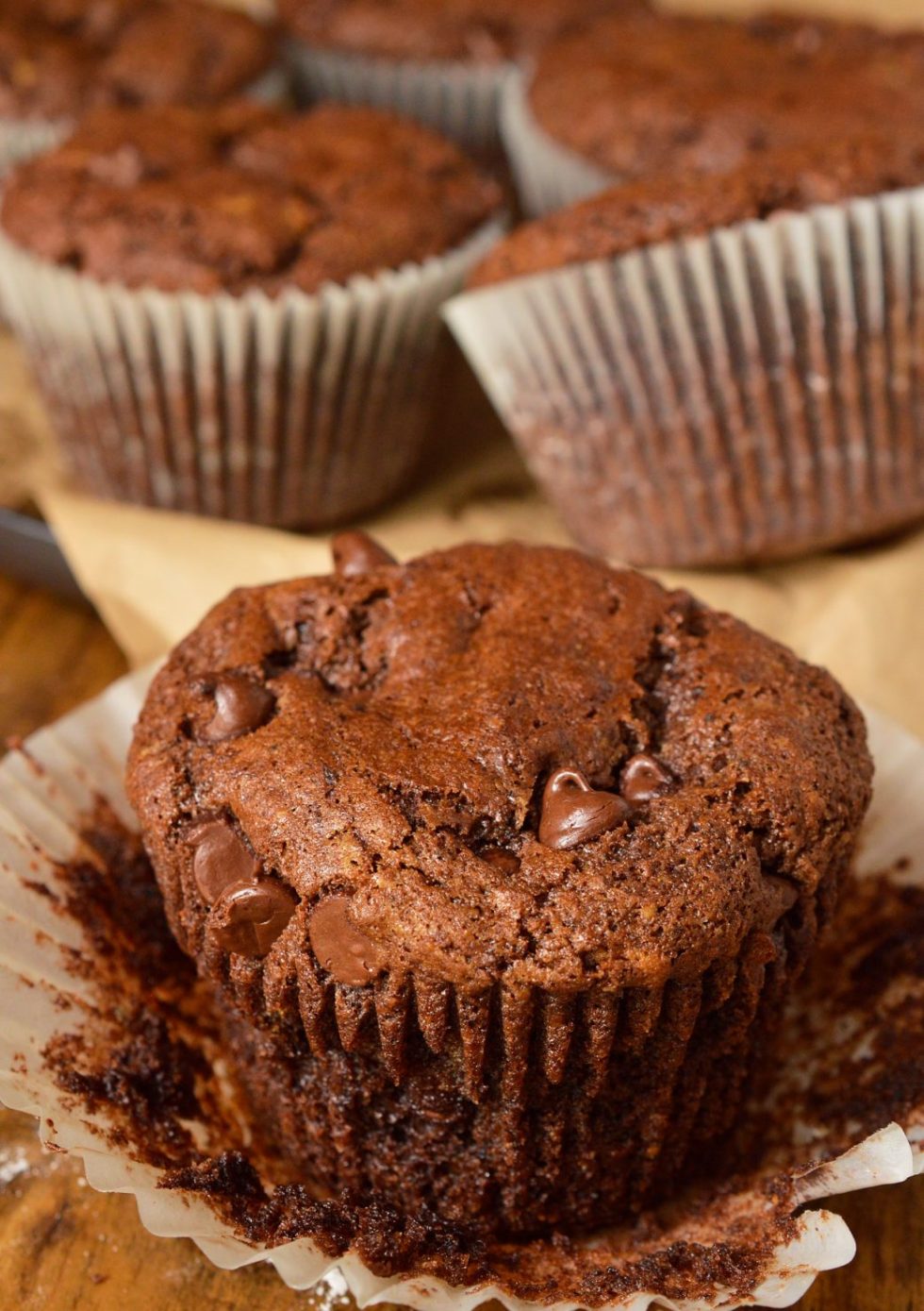 Double Chocolate Chip Muffins