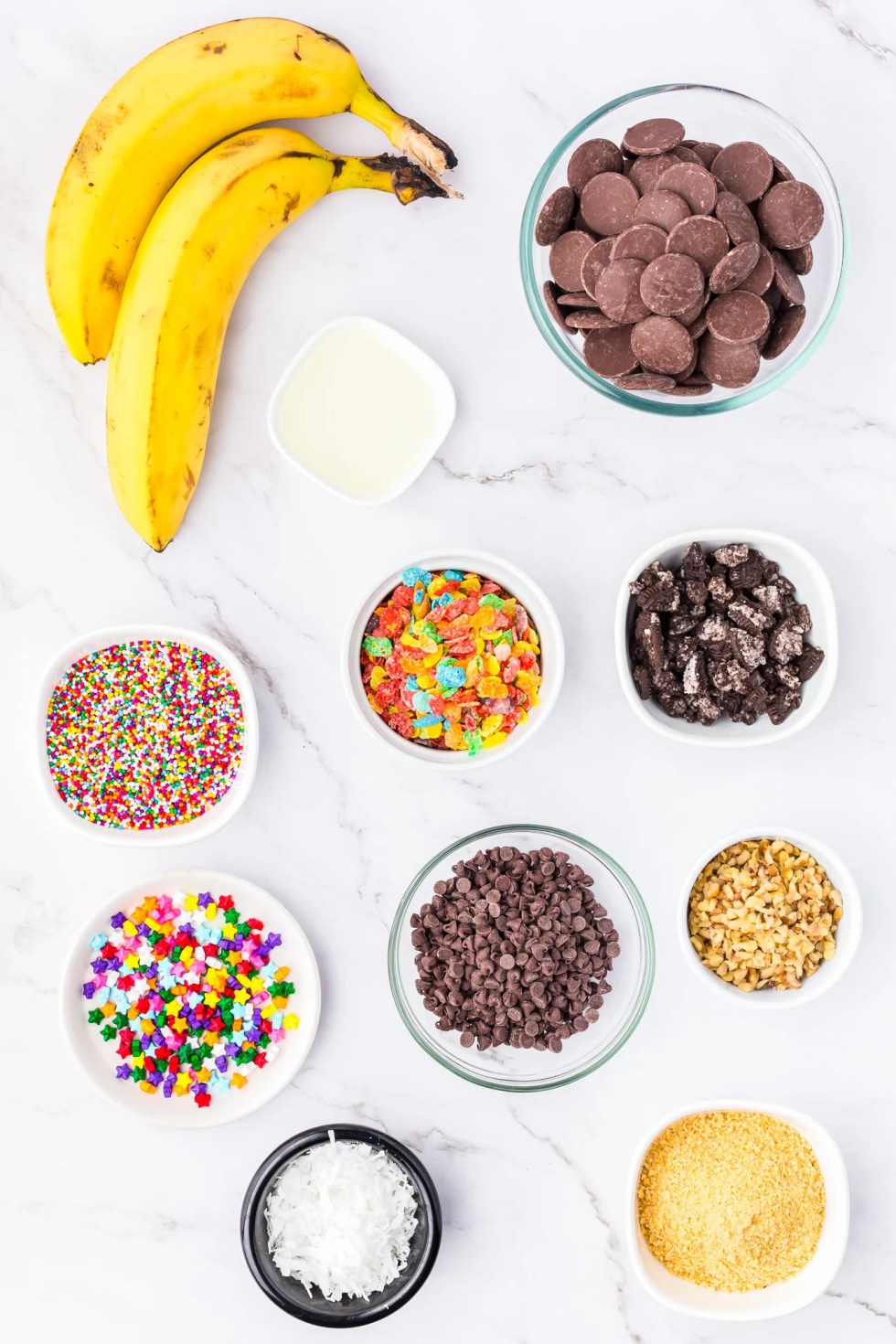 frozen banana pop ingredients