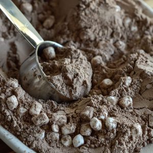 Make this homemade Hot Cocoa Mix Recipe for yourself or to give as an edible gift. This DIY cocoa mix makes the perfect sweet, chocolate beverage to drink on chilly winter nights! Spike it with Kahlua for the ultimate adult dessert!