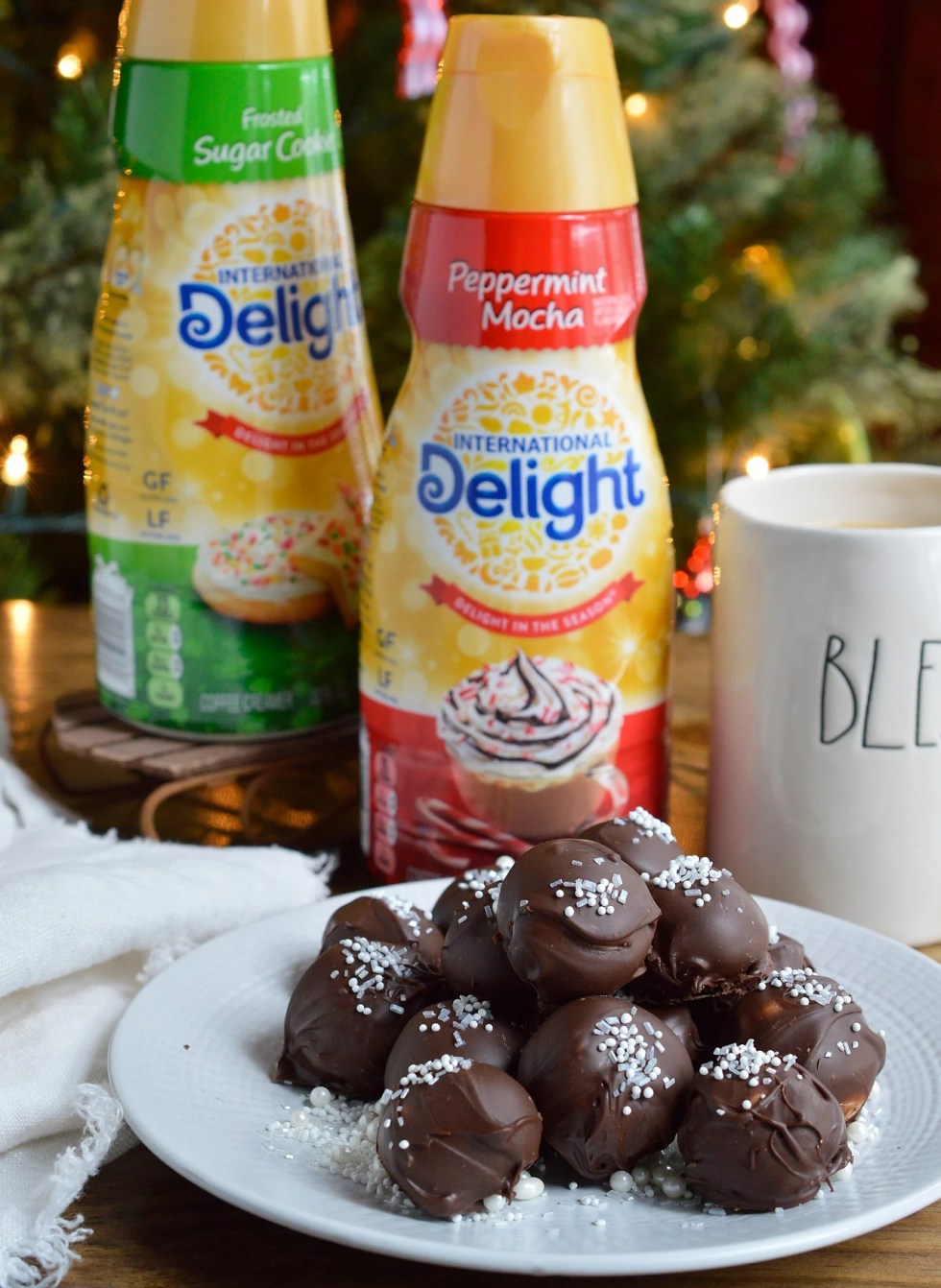 It's time for holiday treat platters and homemade gifts. These Peppermint Pattie Chocolate Truffles will be the star of any Christmas dessert tray! Cool peppermint filling is shaped into balls and coated with chocolate then topped with sprinkles.