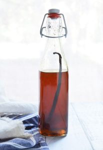 Homemade Vanilla Coffee Syrup is easy to make and will take your morning coffee to the next level! This starts with a simple syrup recipe that is infused with a blast of vanilla bean flavor! Make coffee-house style coffee at home or use this vanilla syrup in tea, desserts or as a topping.