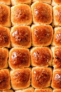 golden baked rolls