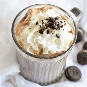 Oreo Hot Chocolate is the perfect Fall or Winter treat! This indulgent hot cocoa recipe begins and ends with OREO Cookies. So you know it's good!