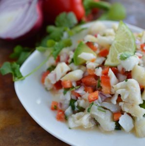 Salted Cod Recipe inspired by a Caribbean favorite (bacaloa). Salt and cod fish combined with fresh ingredients for a unique dish.