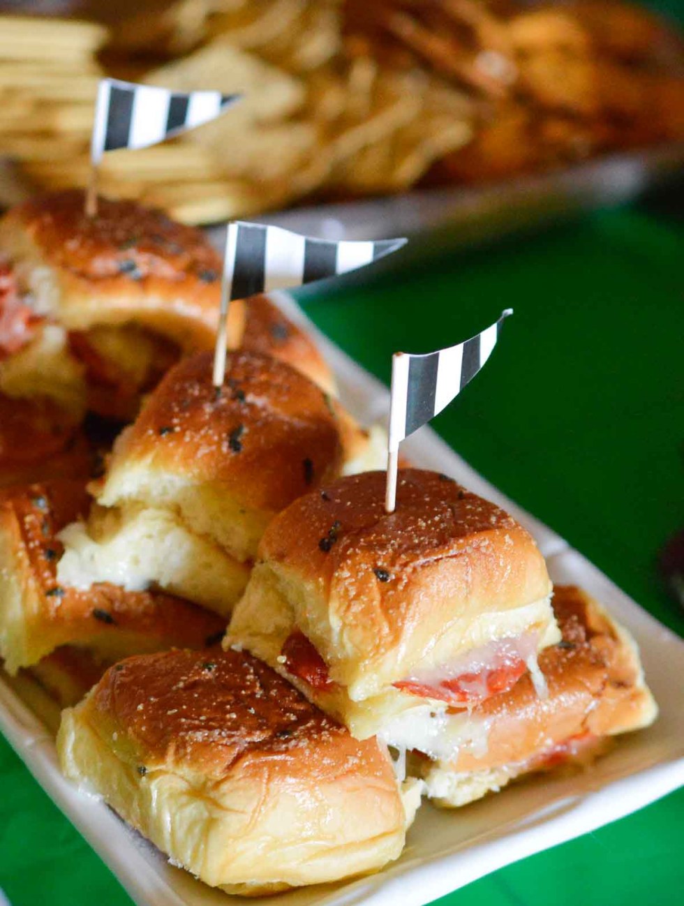 Oven Baked Sandwiches for an easy game day snack!