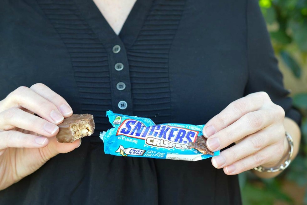 New Snickers Crisper is a fantastic snack on the go! A guilt-free 200 calorie treat!