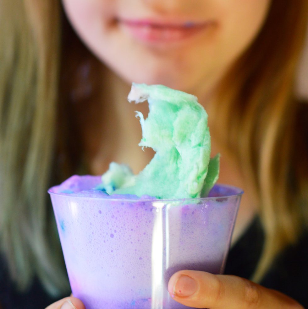 Get the party started with this Cotton Candy Unicorn Party Punch and Unicorn Ice Cream Cake! The punch recipe is made simply with 2 ingredients and the ice cream cake takes just minutes to decorate. The kids will love this fun and colorful drink!